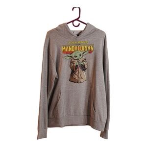 Star Wars The Mandalorian Grogu Men's Hoodie Large‎